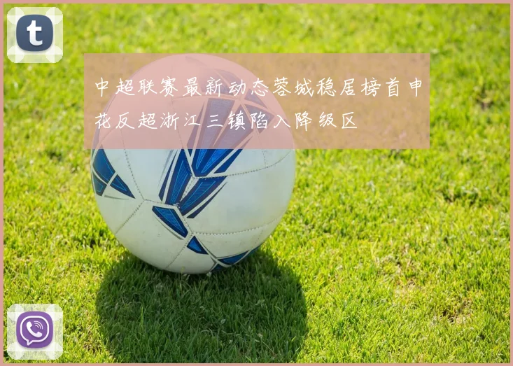 中超联赛最新动态蓉城稳居榜首申花反超浙江三镇陷入降级区
